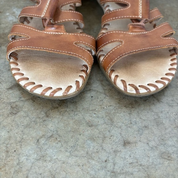Pikolinos Leather Gladiator Sandals Size 37/6.5 - Picture 2 of 9